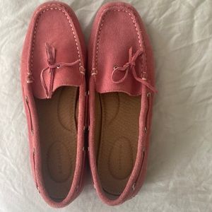 COPY - Pink suede moccasins size 10B USA/8 UK NWOT